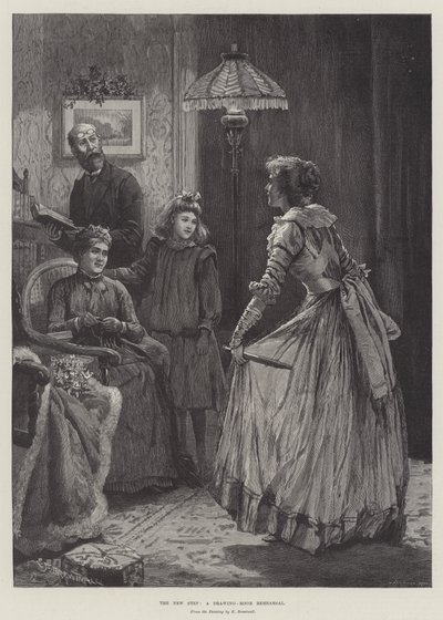 The New Step, a Drawing-Room Rehearsal by Edward Frederick Brewtnall